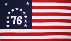 USA Bennington 76 (13 Sterne, 1777) Flagge 90x150 cm Abverkauf