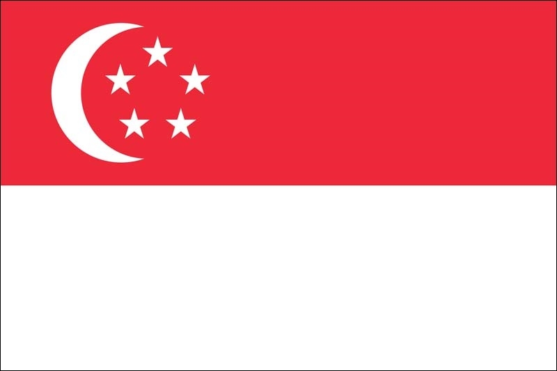 Singapur Flagge 90x150 cm