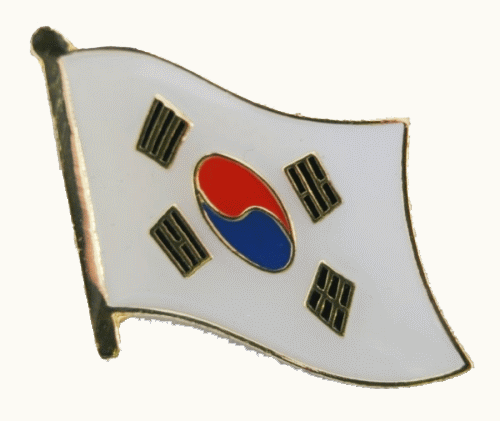 Südkorea Pin