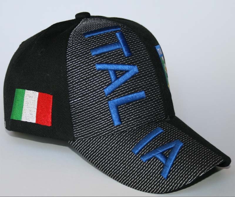 Italien Italia schwarz Baseballcap (EH)