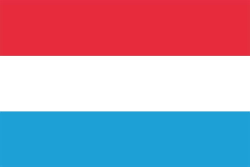 Luxemburg ohne Wappen Flagge 90x150 cm