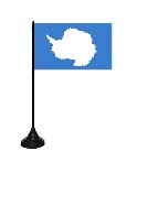 Antarktika Tischflagge 10x15 cm