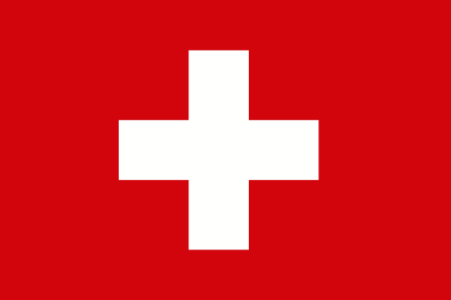 Schweiz Bootsflagge 30x45 cm