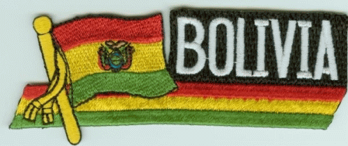 Bolivien Sidekickaufnäher