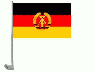 DDR Deutsche Demokratische Republik Autoflagge 30x45 cm