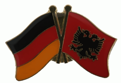 Deutschland / Albanien Freundschaftspin