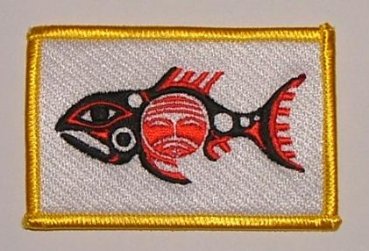 Chinook Nation (Indianer) Aufnäher / Patch 8 x 5 cm