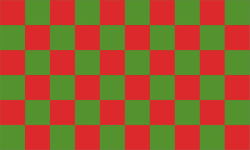 Karo rot - grün Flagge 90x150 cm