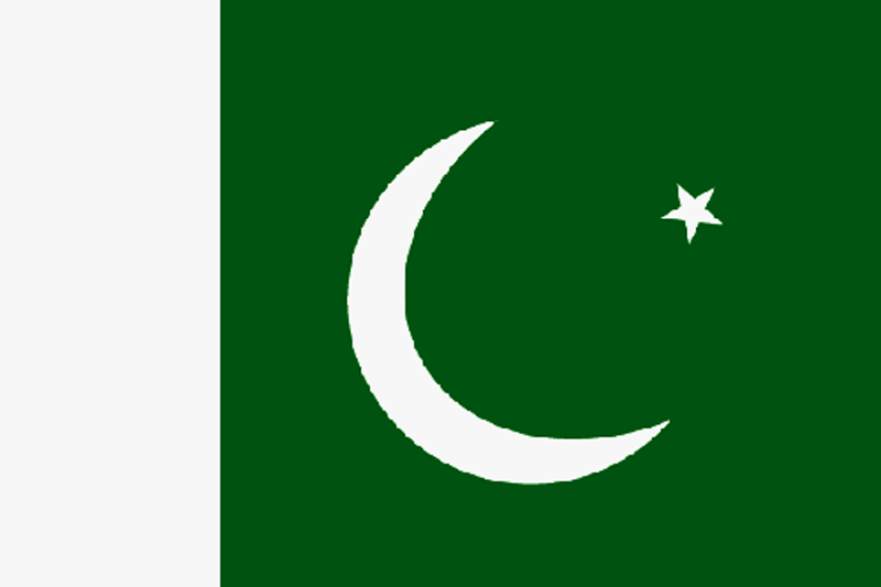 Pakistan Aufkleber 8 x 5 cm