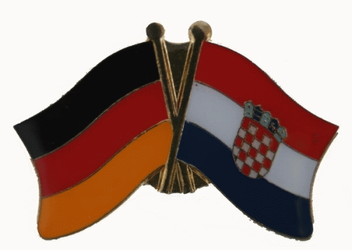 Deutschland / Kroatien Freundschaftspin