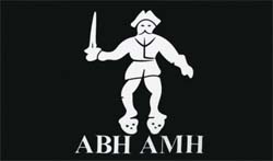Pirat ABH AMH (Bartholomew Roberts) Flagge 90x150 cm