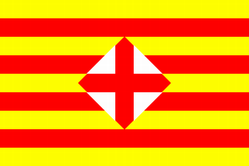 Barcelona (Provinz) Flagge 90x150 cm