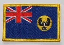 Australien Süd Aufnäher / Patch 8 x 5 cm