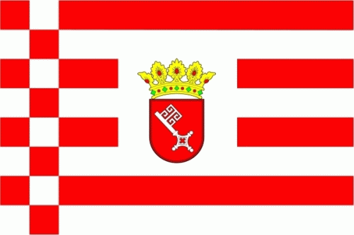 Bremen Freie und Hansestadt Flagge 150x250 cm