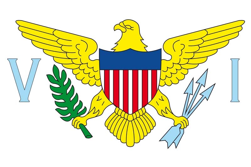 Virgin Islands USA Flagge 90x150 cm