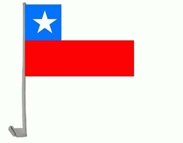 Chile Autoflagge 30x45 cm