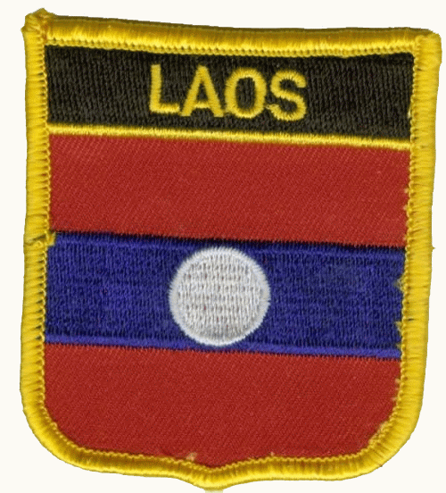 Laos Wappenaufnäher / Patch