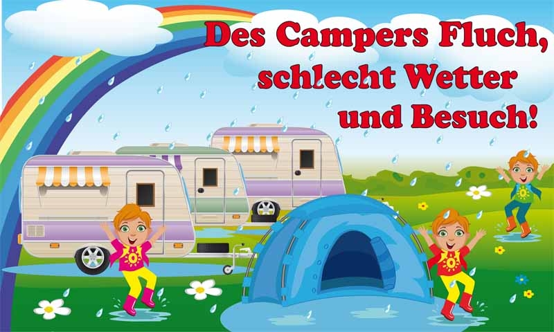 Urlaub Des Campers Fluch 90x150 cm (EHD)