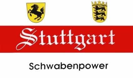 Stuttgart Schwabenpower Flagge 90x150 cm