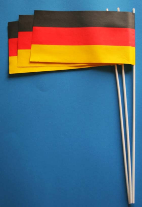Deutschland Papierflagge VPE 50 Stück