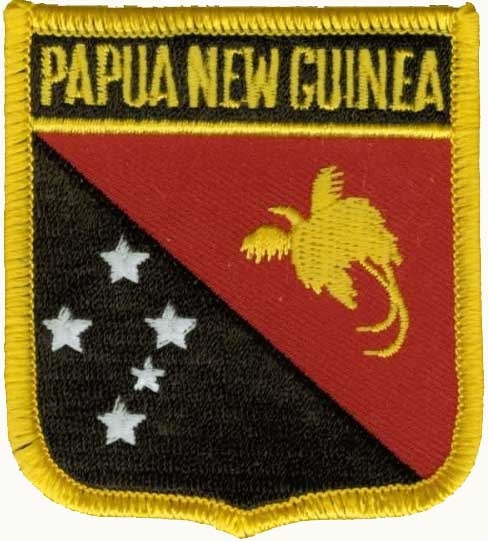 Papua Neuguinea Wappenaufnäher / Patch
