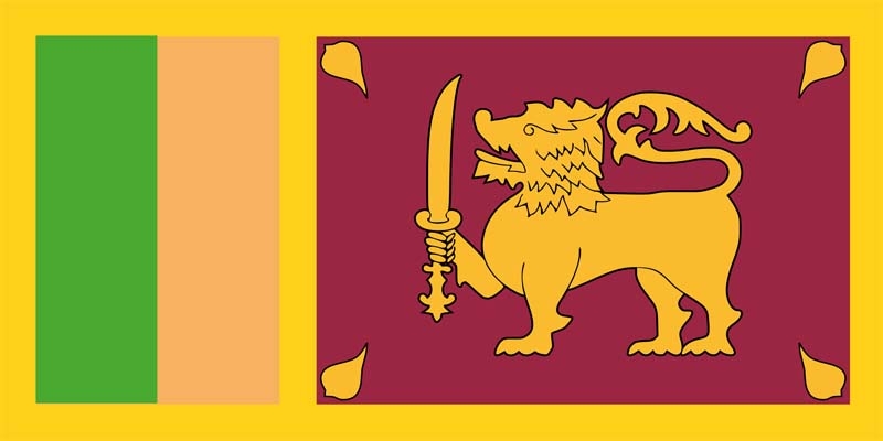 Sri Lanka Flagge 90x150 cm