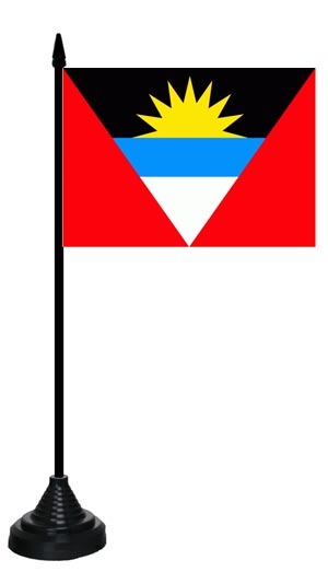 Antigua und Barbuda Tischflagge 10x15 cm