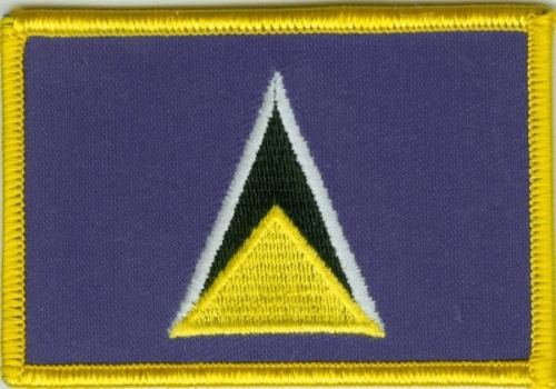 St. Lucia Aufnäher / Patch