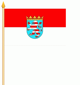 Hessen Stockflagge 30x45 cm