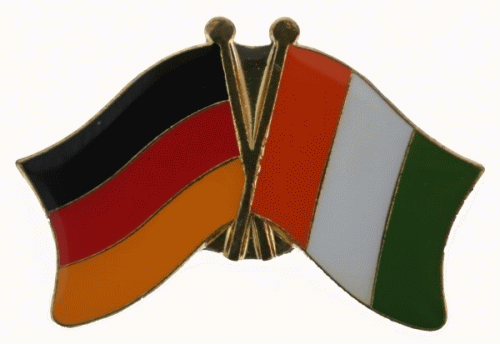 Deutschland / Elfenbeinküste Freundschaftspin