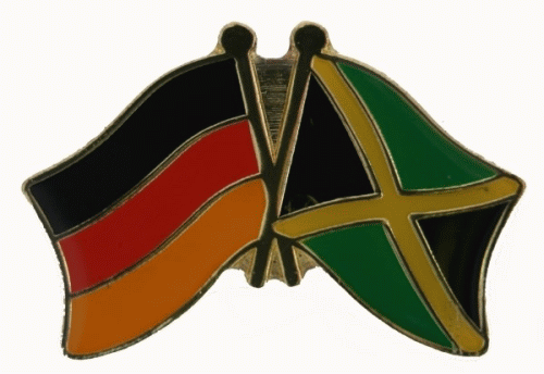 Deutschland / Jamaika Freundschaftspin
