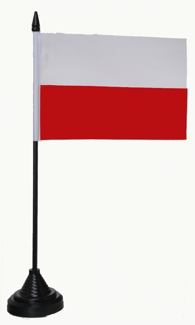 Polen Tischflagge 10x15 cm
