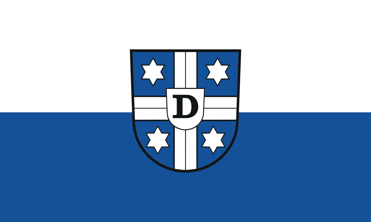 Dielheim Flagge 90x150 cm Premiumqualität