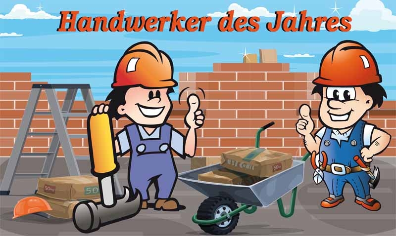 Handwerker des Jahres Flagge 90x150 cm (EHD)