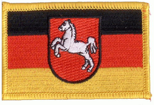 Niedersachsen kleine Aufnäher / Patch 4x6 cm