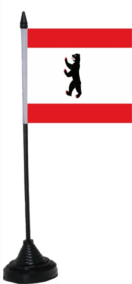 Berlin Tischflagge 10x15 cm