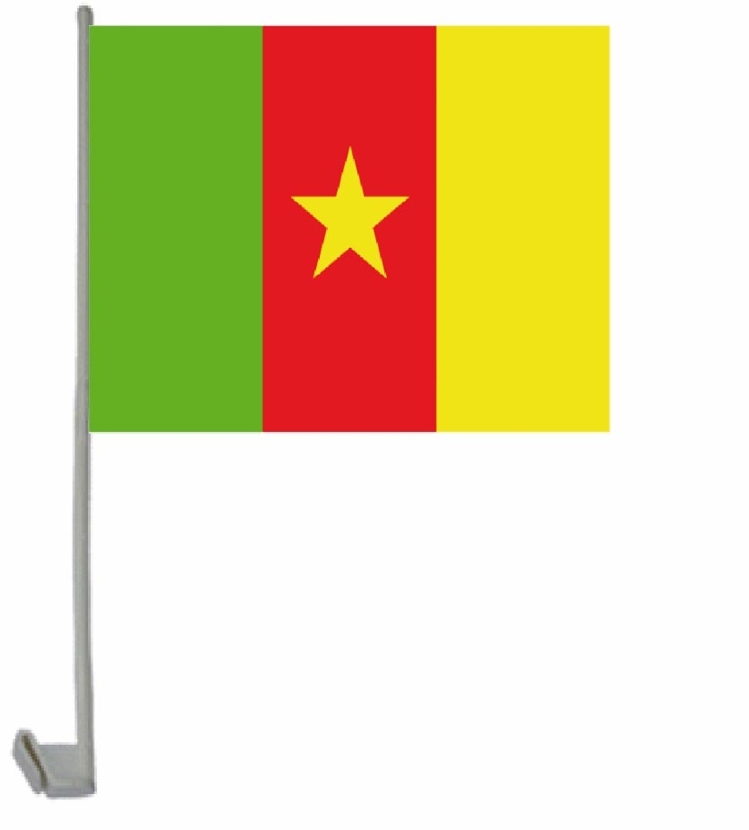 Kamerun Autoflagge 30x45 cm