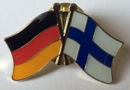 Deutschland / Finnland Freundschaftspin