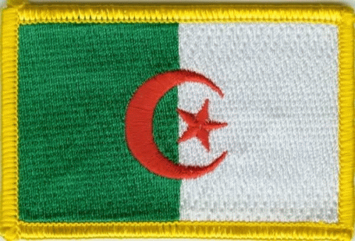 Algerien kleine Aufnäher / Patch 4x6 cm