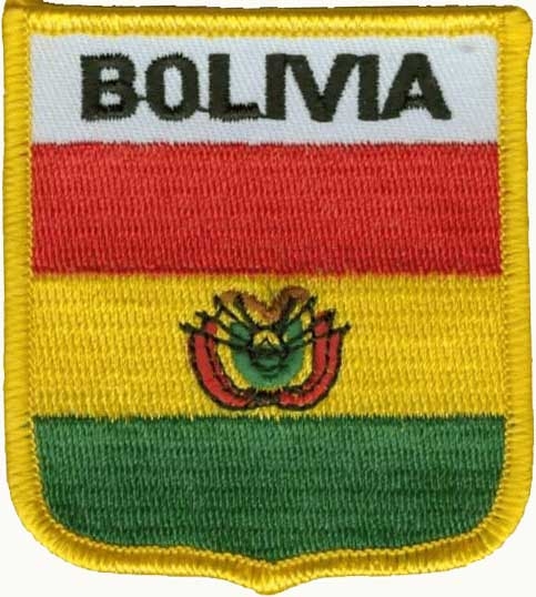 Bolivien Wappenaufnäher / Patch