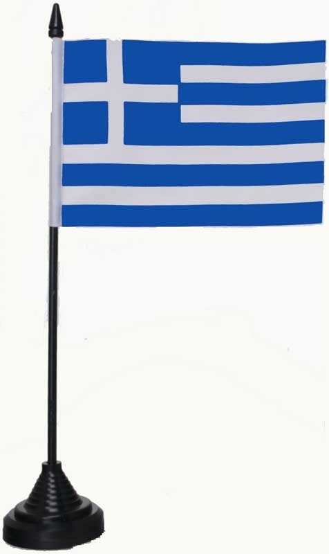 Griechenland Tischflagge 10x15 cm