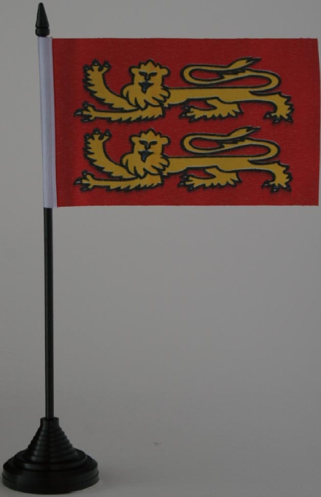 Normandie Tischflagge 10x15 cm