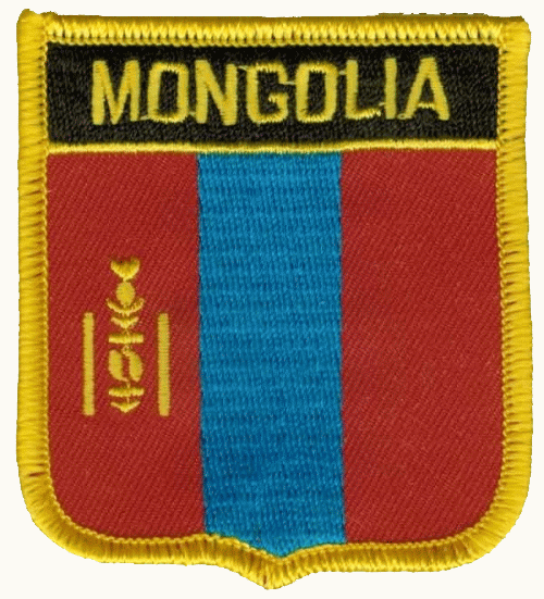 Mongolei Wappenaufnäher / Patch