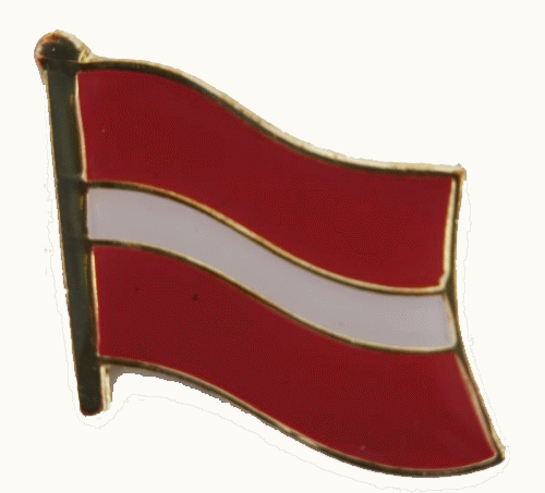 Lettland Pin