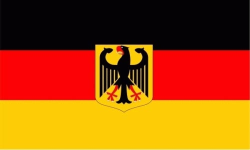 Deutschland mit Adler Flagge 3x5 Meter (L)
