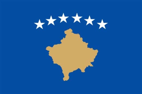 Kosovo ab 2008 Flagge 90x150 cm