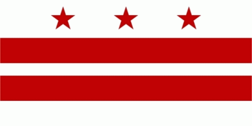 District of Columbia Flagge 90x150 cm