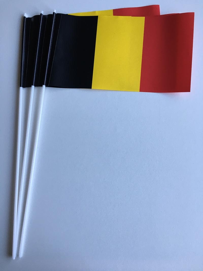Belgien Papierflagge VPE 50 Stück