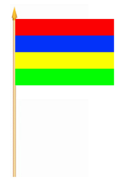 Mauritius Stockflagge 30x45 cm