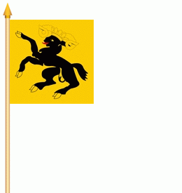 Schaffhausen (Schweiz) Stockflagge 30x30 cm Abverkauf